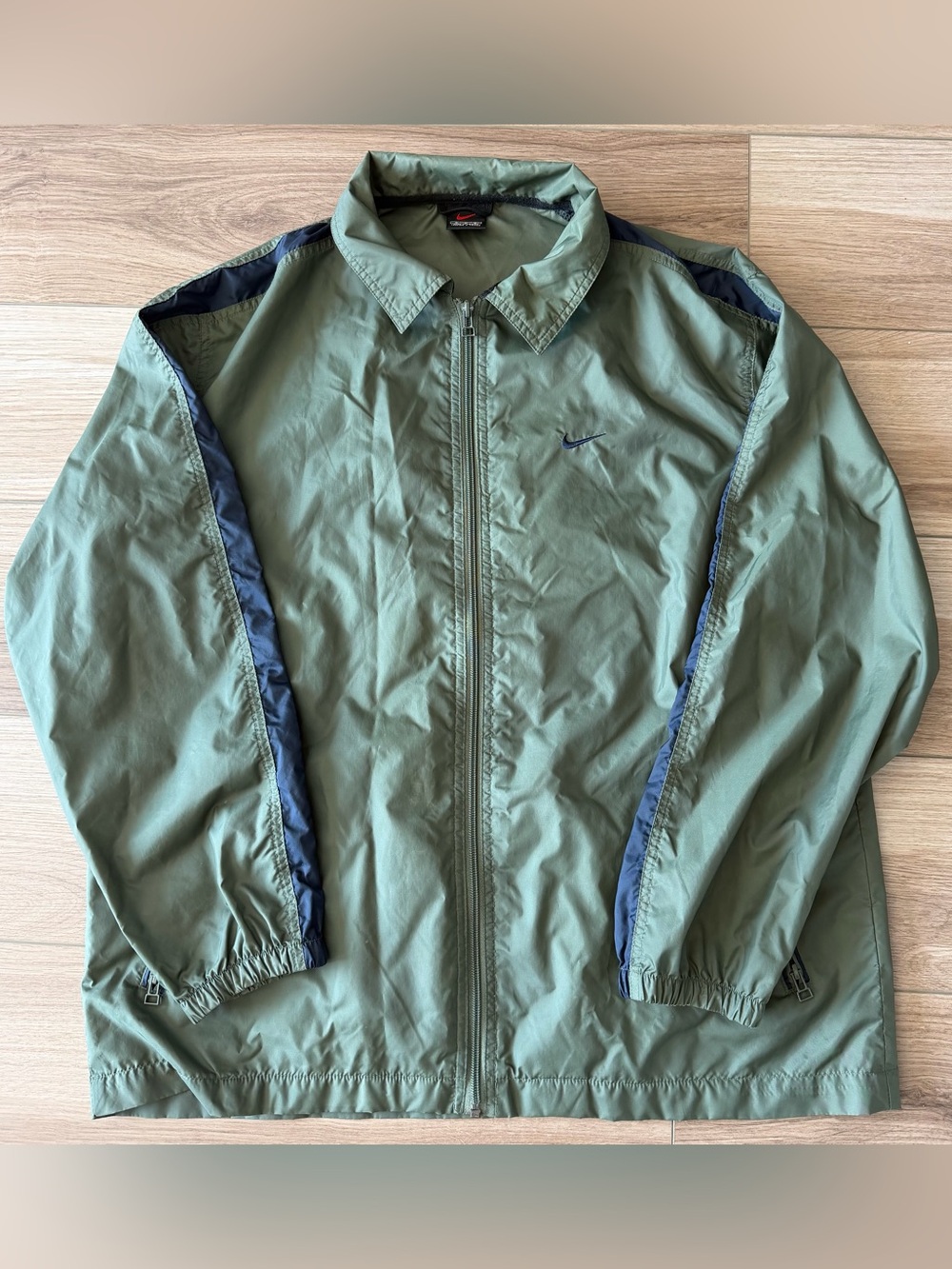 Nike y2k Green Windbreaker